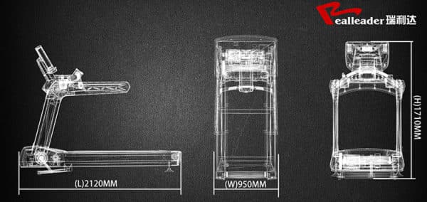 RCT-900M Commercial Treadmill (Invert Mitsubish)