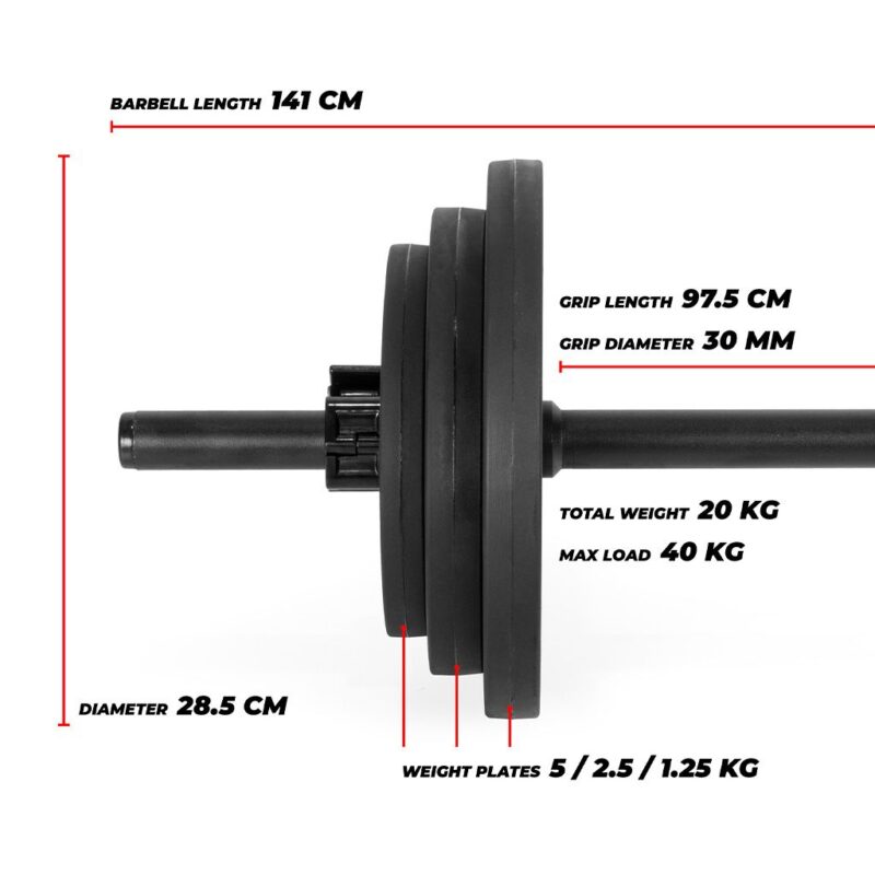 Gymstick Pro Pump Set 20kg - Image 4