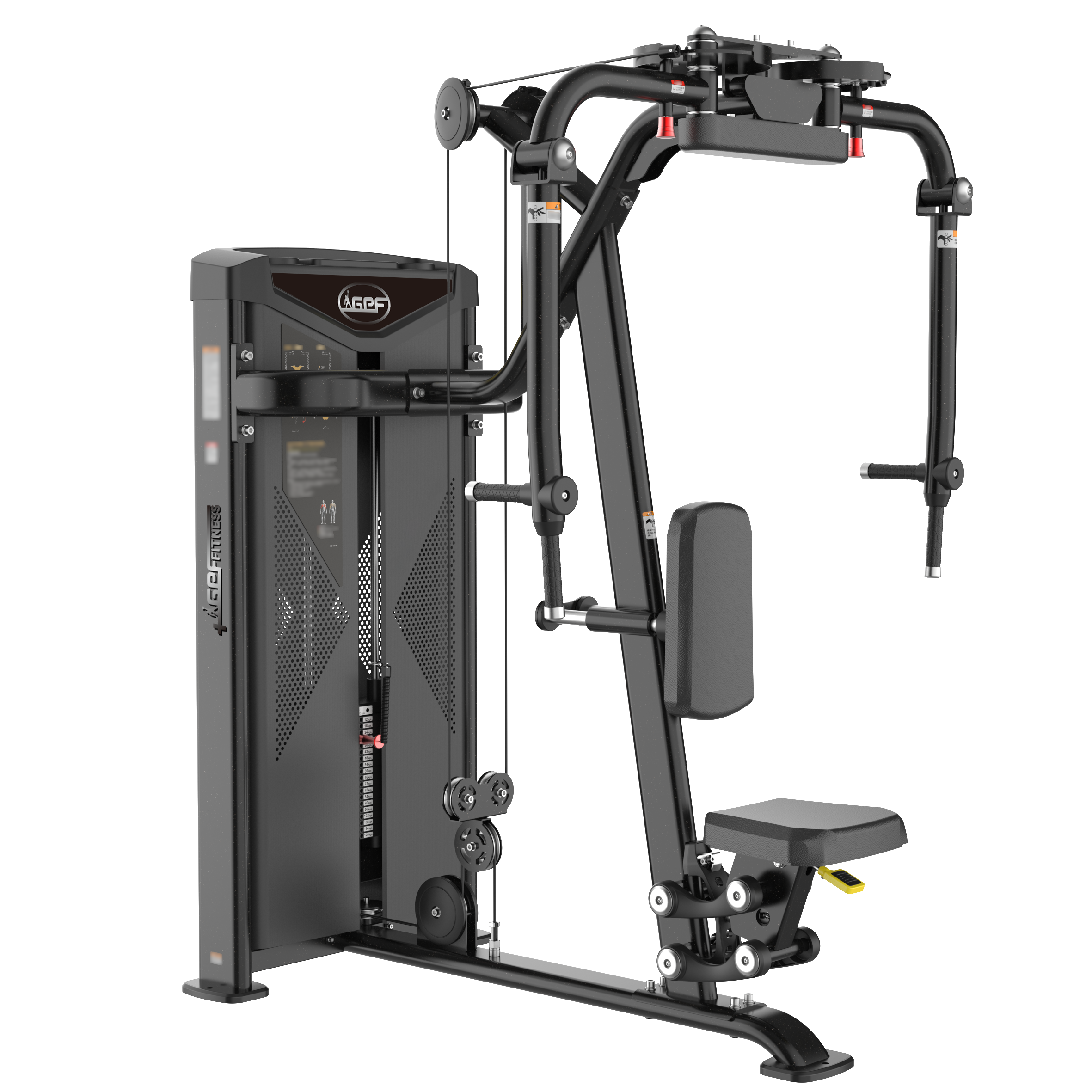Painopakallinen pec fly / rear delt